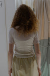 BASERANGE Cotton T-shirt France BAS-TOGE-CG-000-UNDYED